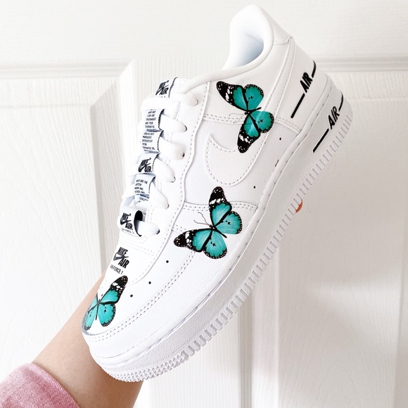 Nike air force 1 low custom butterfly - Picture 2 of 13
